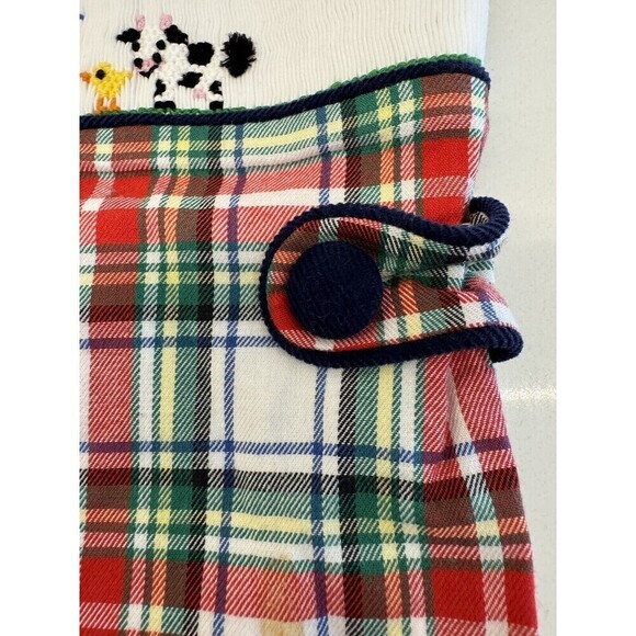 Banana Split baby unisex romper red green Christmas embroidering size 9 months - Picture 4 of 12